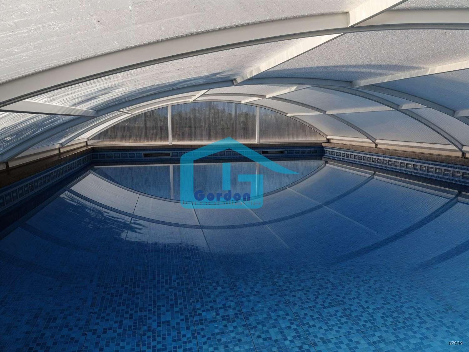 Swimming pool of House or chalet for sale in Ribadumia  with Heating, Terrace and Storage room