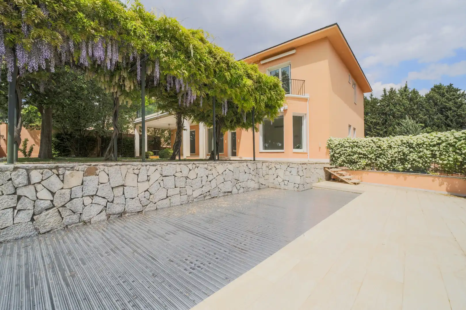 Garden of Houses for rent in Madrid  with Air Conditioner, Heating and Private garden