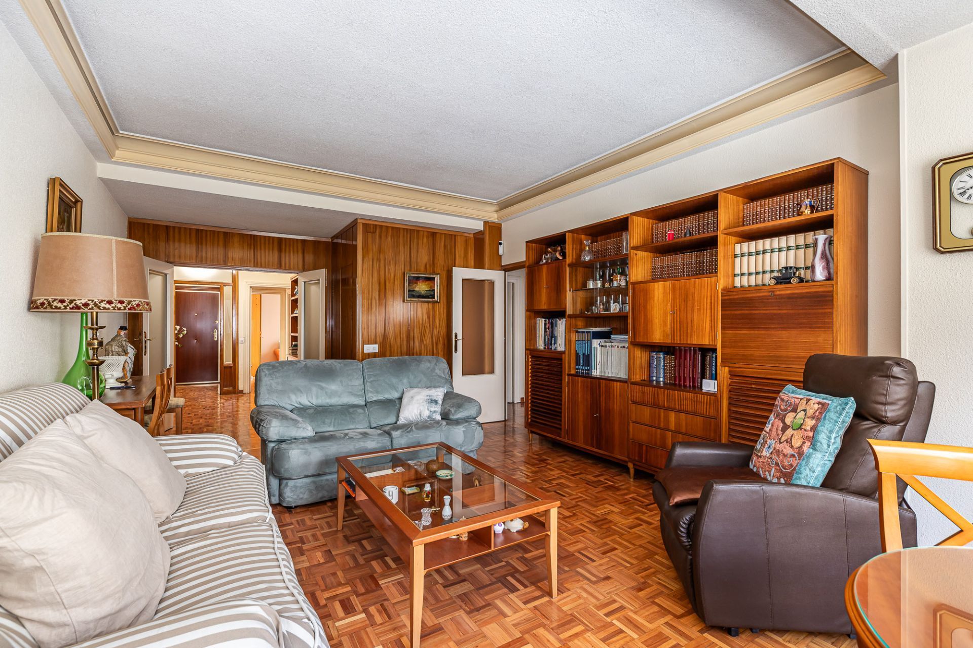 Living room of Flat for sale in  Madrid Capital  with Air Conditioner, Heating and Terrace