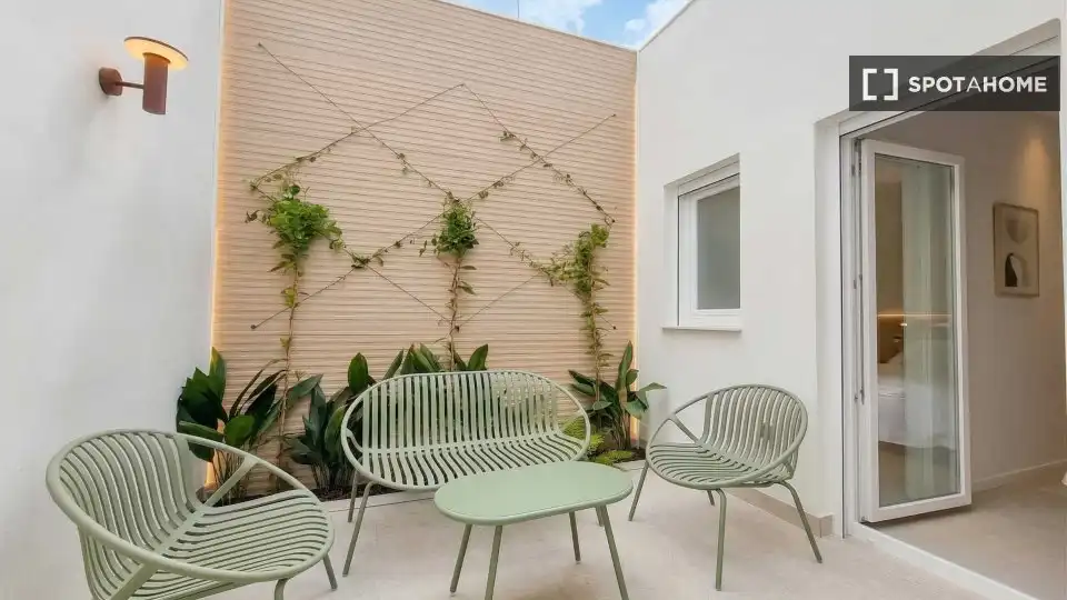 Terrassa de Apartament per a compartir en Molina de Segura amb Aire condicionat, Terrassa i Moblat