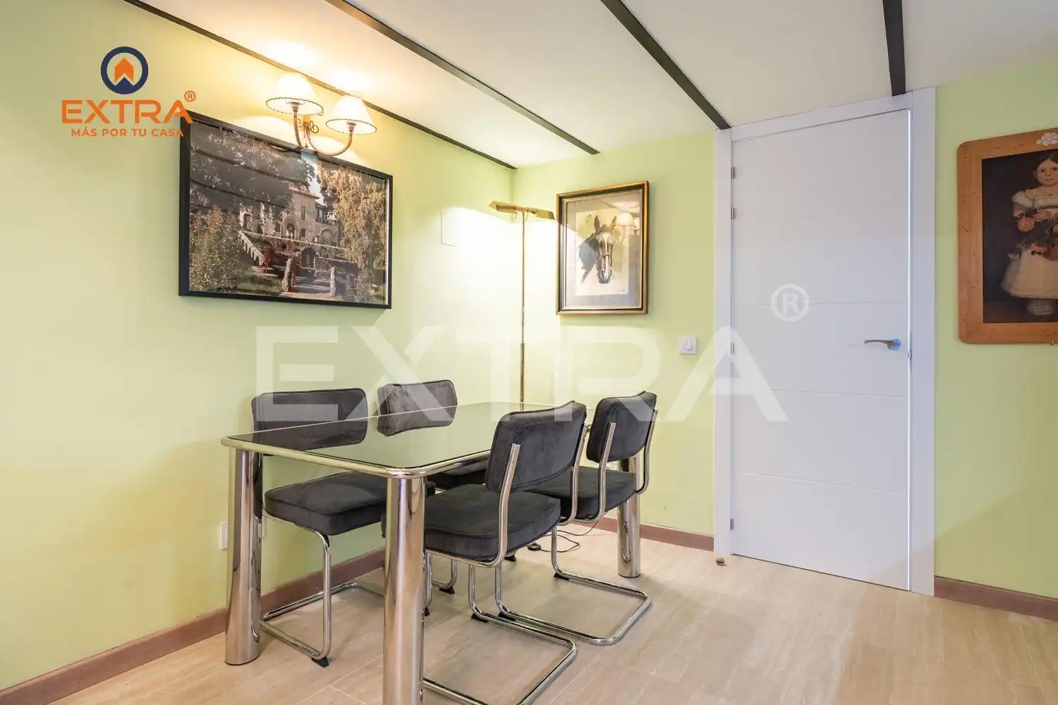 Dining room of Ground floor for rent in Madrid  with Heating and Furnished