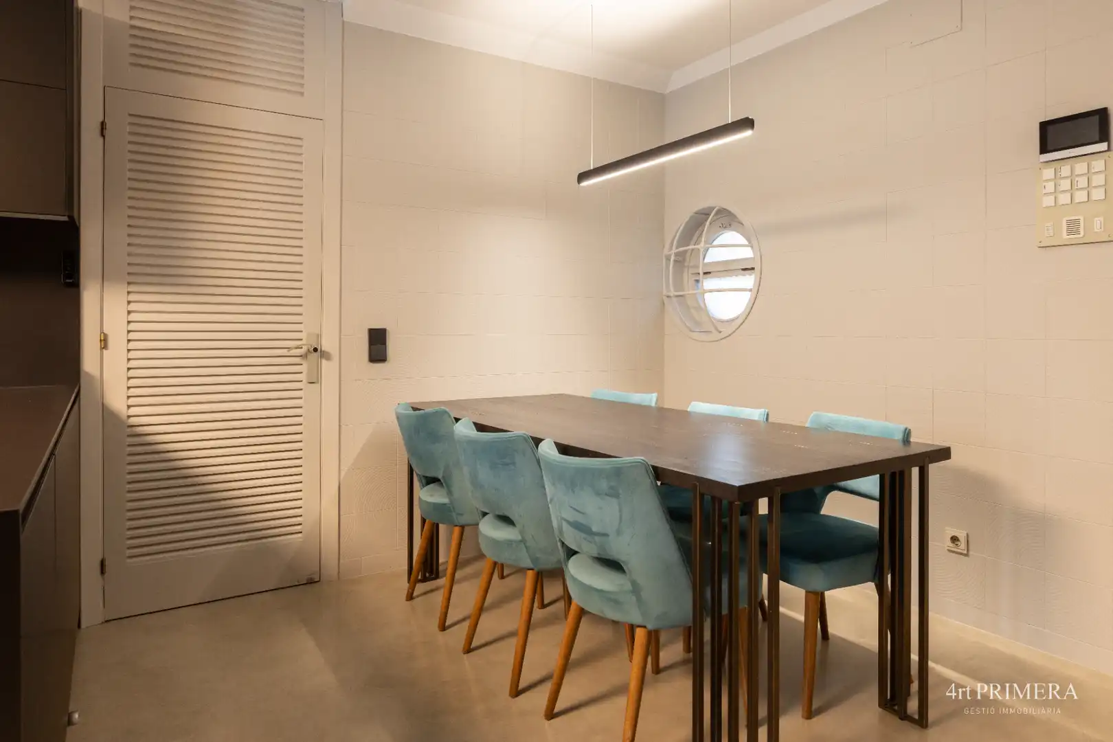 Dining room of Houses for sale in Vallromanes  with Air Conditioner, Heating and Private garden