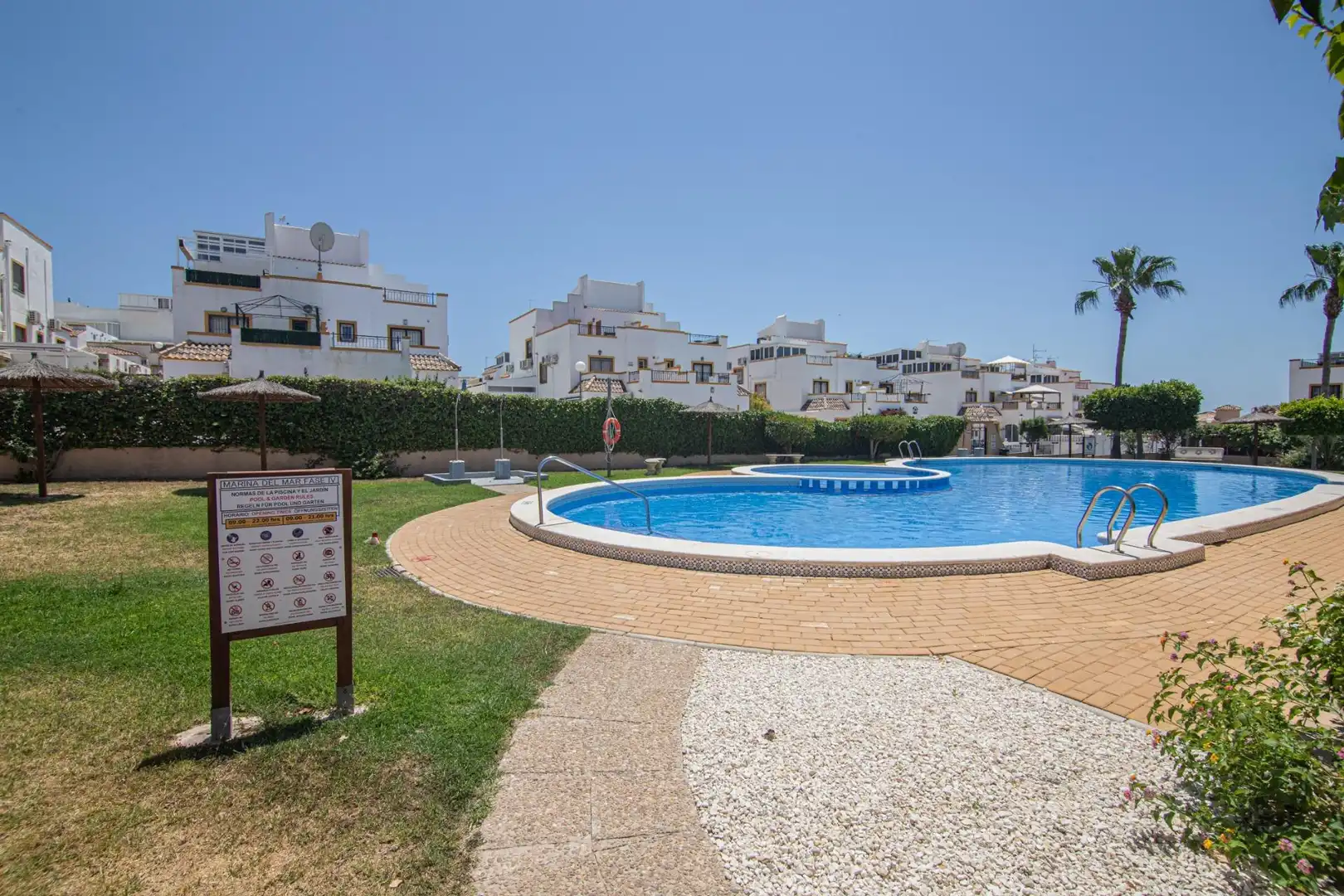 Jardín de Casa o chalet en venta en San Fulgencio con Aire acondicionado, Calefacción y Jardín privado