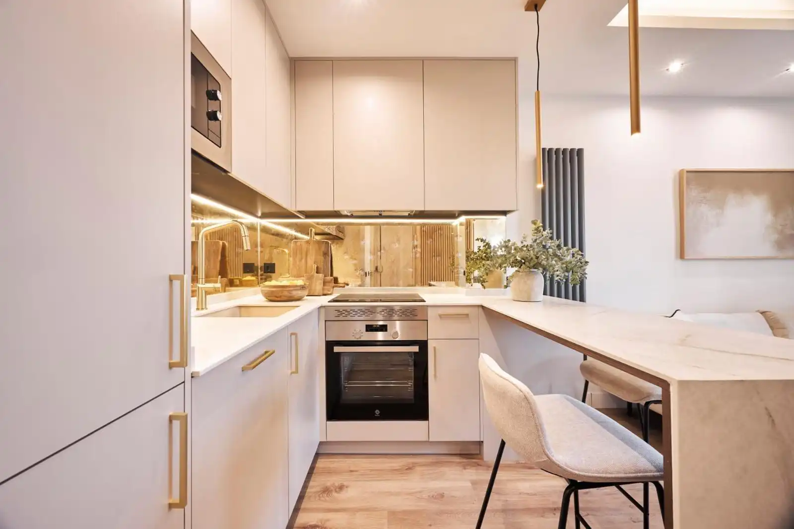 Küche von Wohnung zum Verkauf in Madrid mit Klimaanlage, Heizung und Parkett