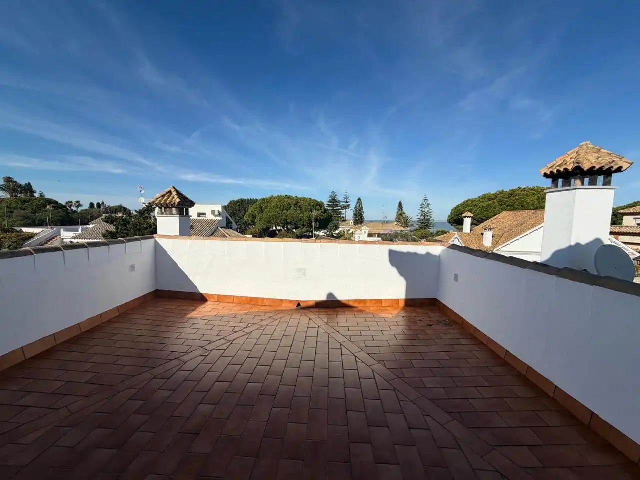 Terraza de Casa o chalet en venta en Chipiona con Aire acondicionado, Jardín privado y Piscina