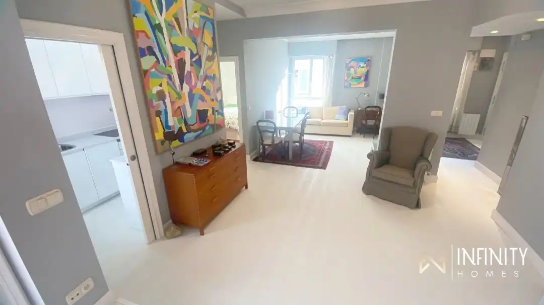 Sala de estar de Piso de alquiler en Bilbao  con Calefacción y Terraza