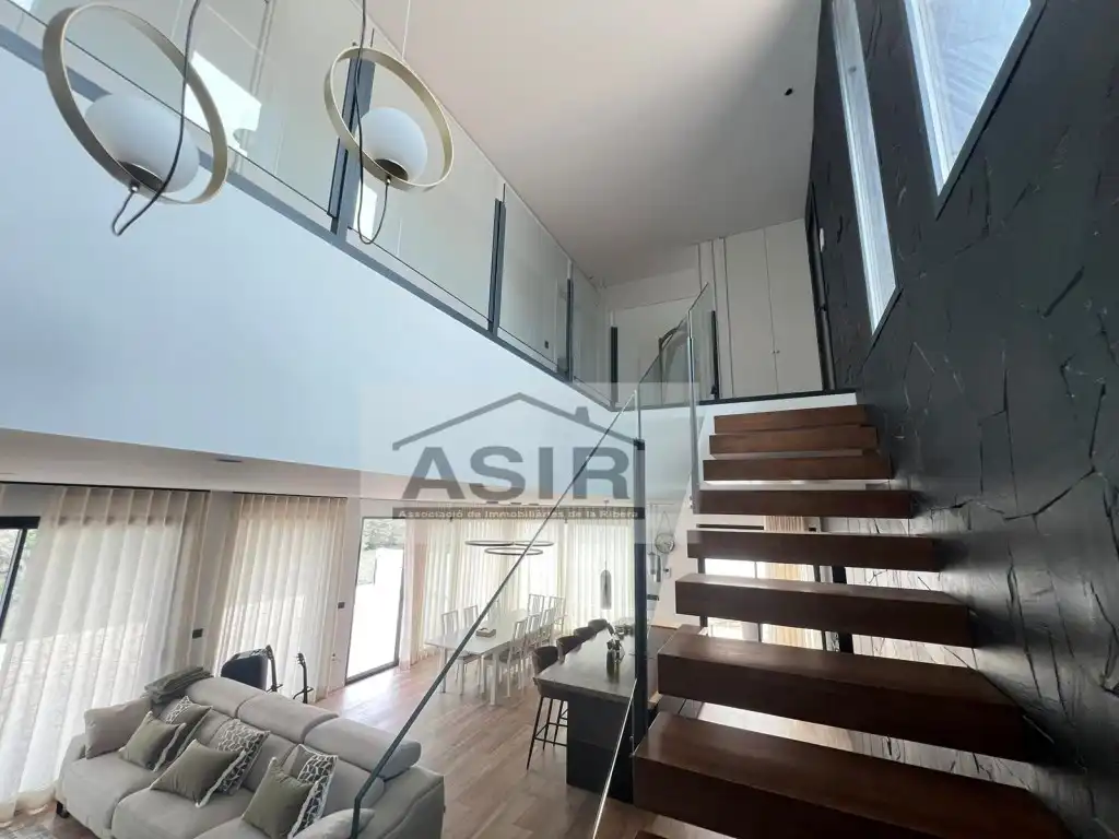 Sala de estar de Casa o chalet en venta en Alzira con Aire acondicionado, Terraza y Piscina