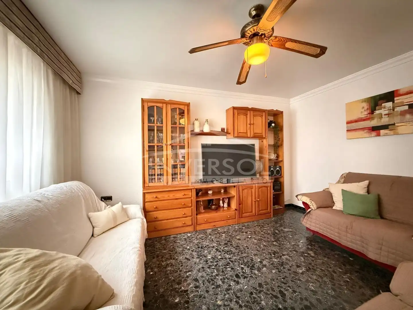 Sala de estar de Casa adosada en venta en Dalías con Terraza y Amueblado