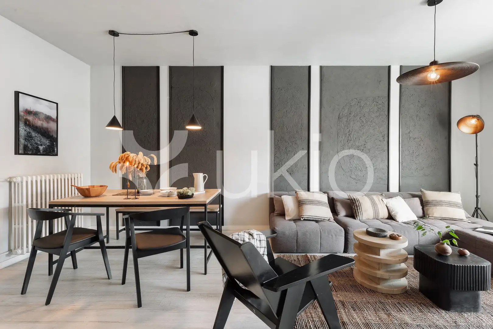 Sala d'estar de Apartament de lloguer en Barcelona amb Aire condicionat, Calefacció i Terrassa