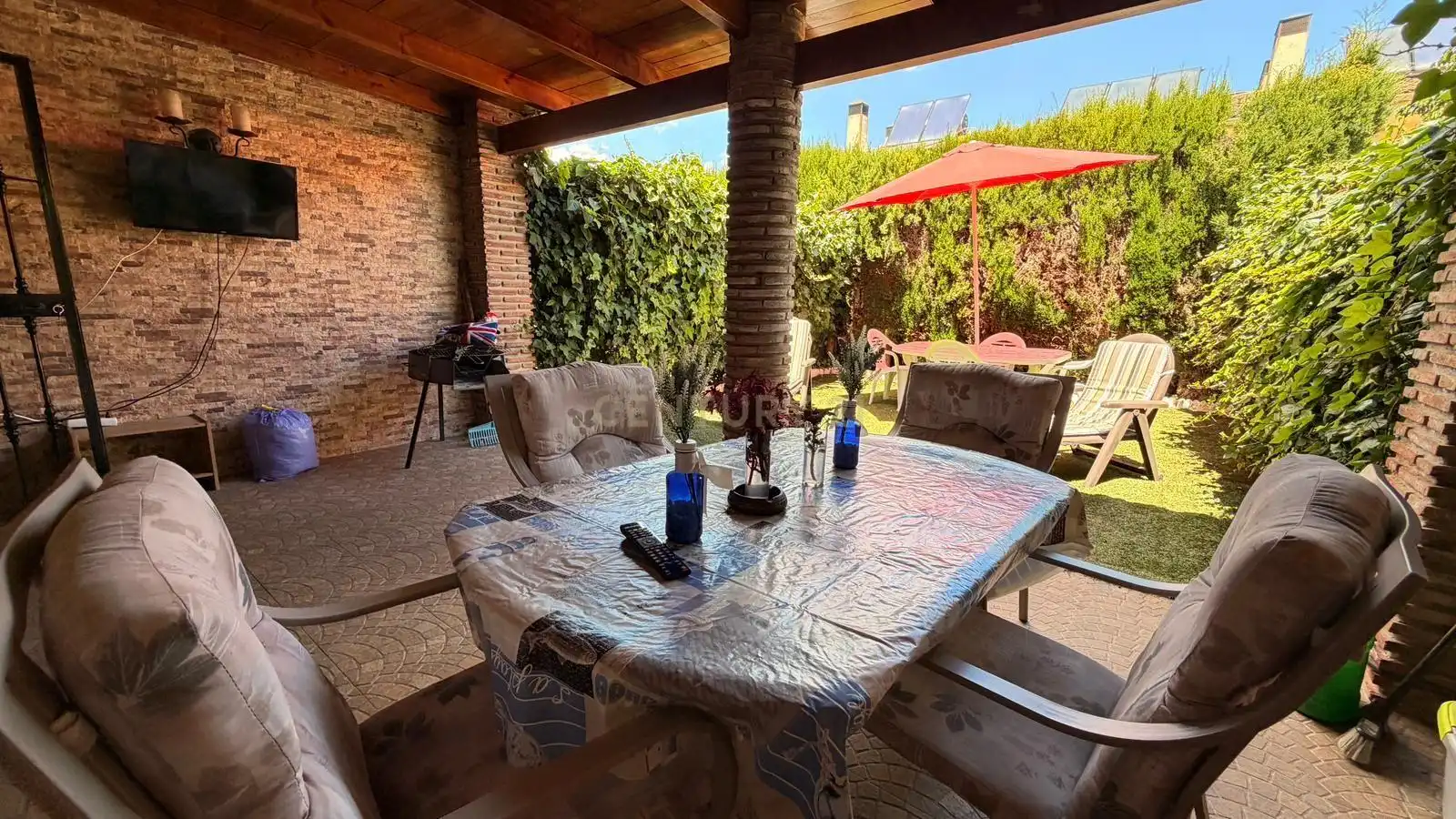 Terrace of Detached homes for sale in Málaga  with Air Conditioner, Storage room and Swimming Pool