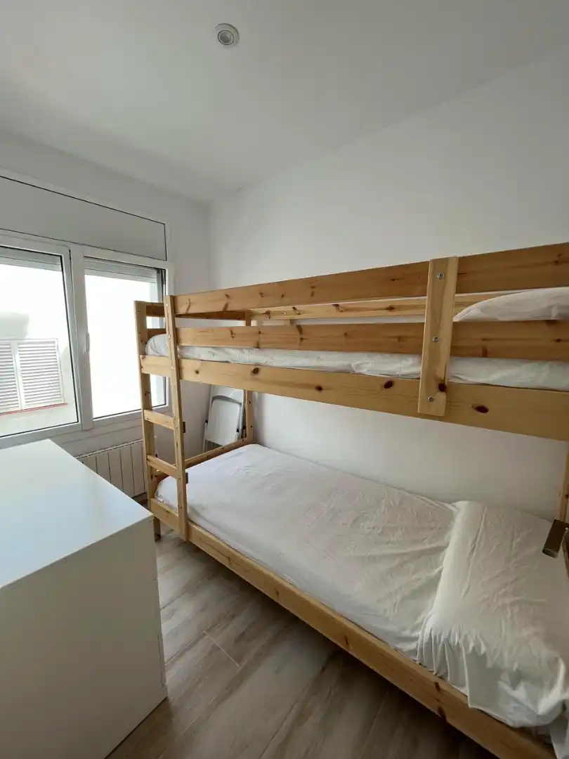 Schlafzimmer von Wohnung zur Miete in Palamós mit Heizung, Terrasse und Möbliert