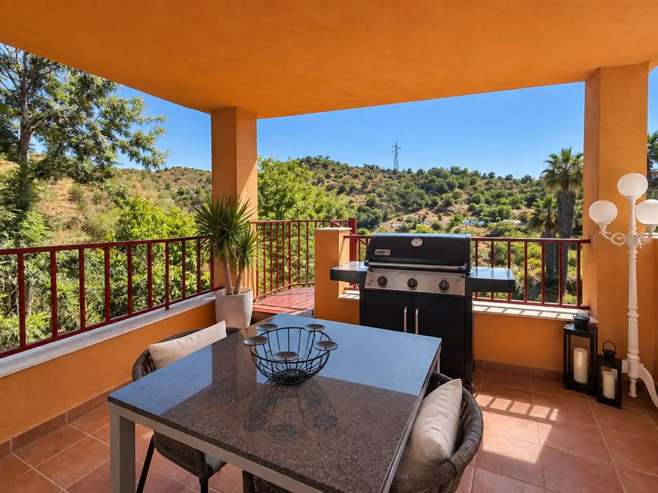 Terrassa de Apartament de lloguer en Elviria - Cabopino