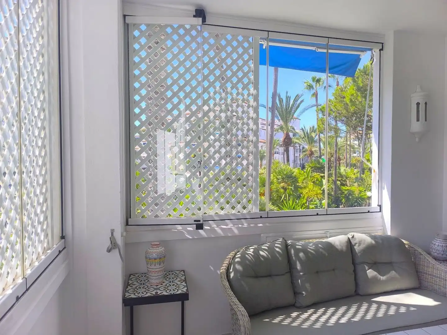 Terrace of Flat for rent in Marbella  with Private garden, Terrace and Storage room