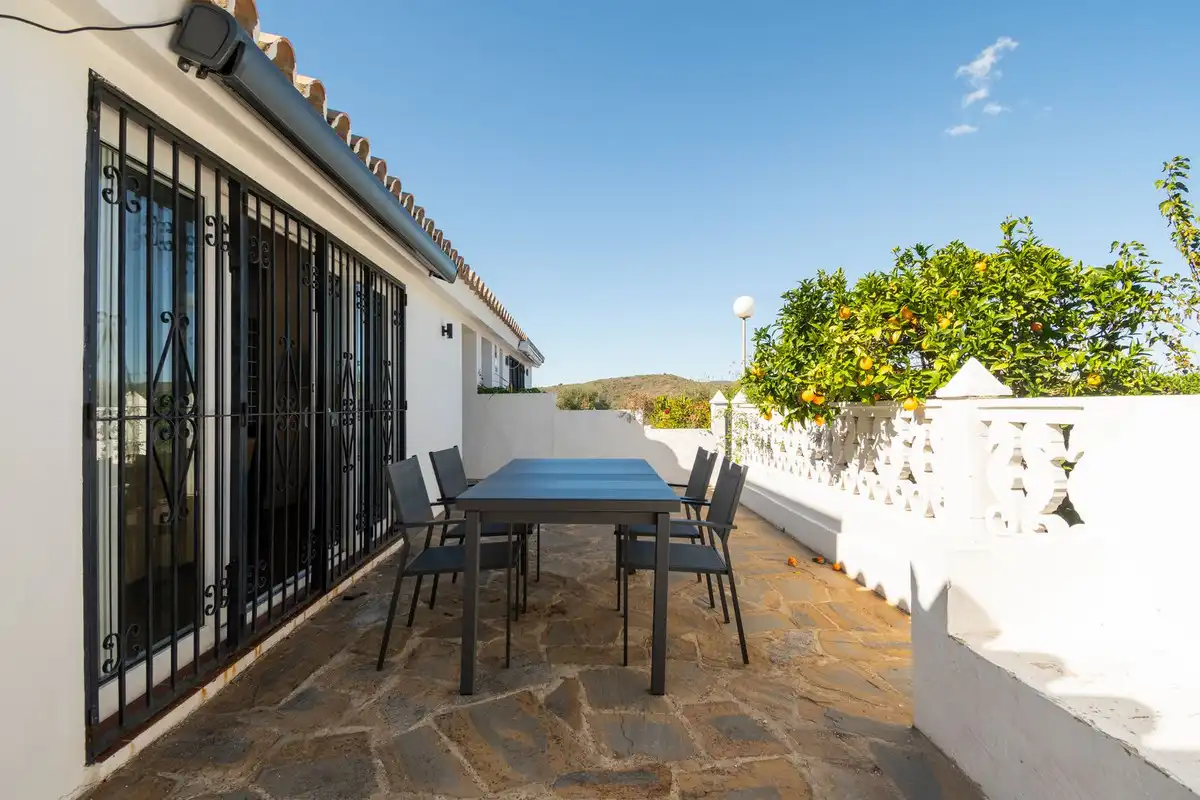 Terrace of Detached homes for sale in Manilva  with Air Conditioner, Terrace and Community pool