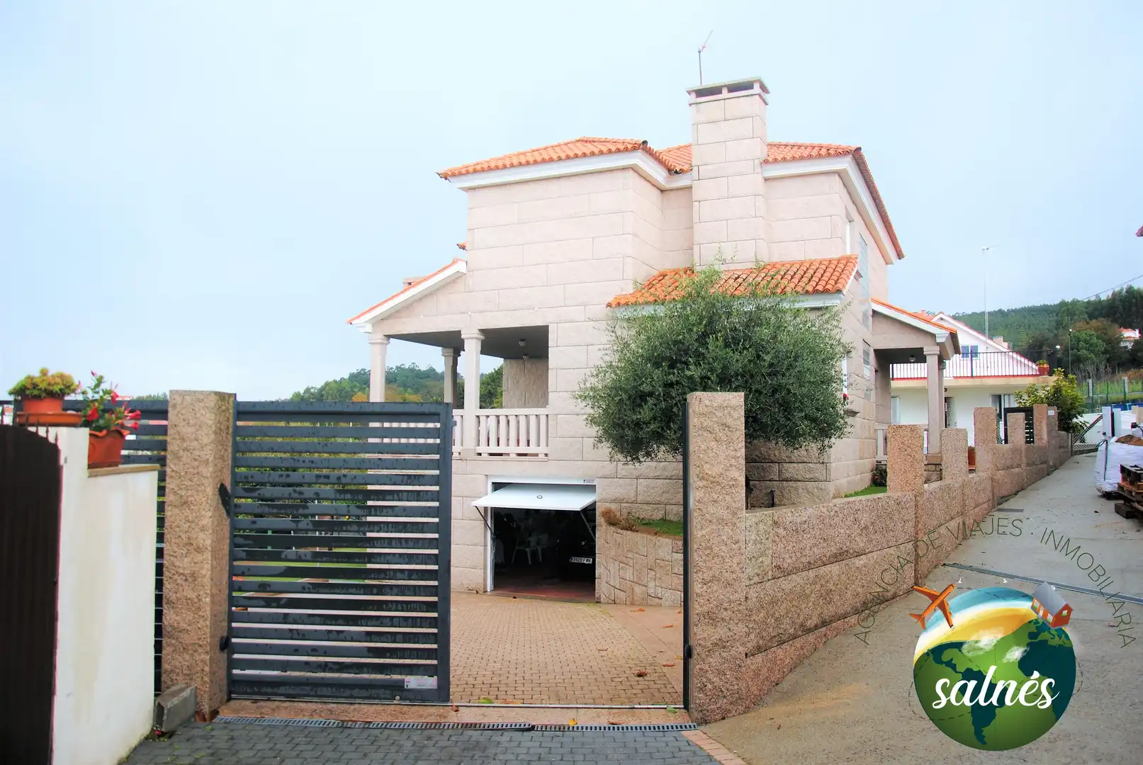 Exterior view of Houses for rent in Sanxenxo  with Private garden, Terrace and Furnished