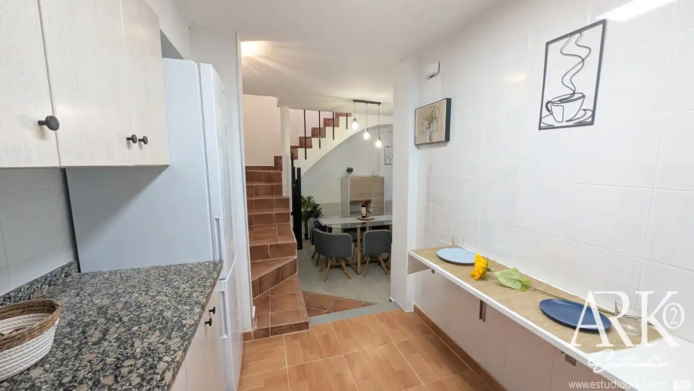 Cocina de Casa o chalet en venta en Gandia con Terraza, Amueblado y Horno