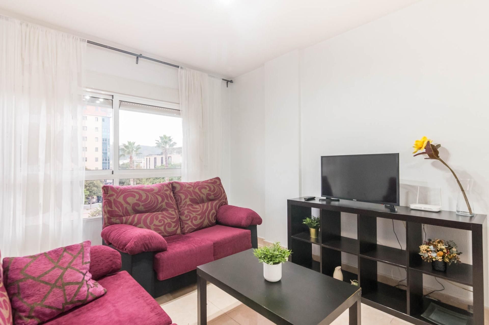 Sala de estar de Piso en venta en  Murcia Capital con Aire acondicionado y Trastero