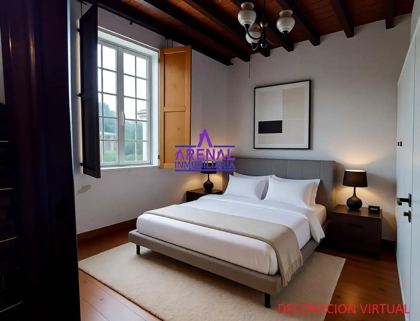 Schlafzimmer von Haus oder Chalet zum Verkauf in A Pobra do Caramiñal mit Privatgarten und Abstellraum