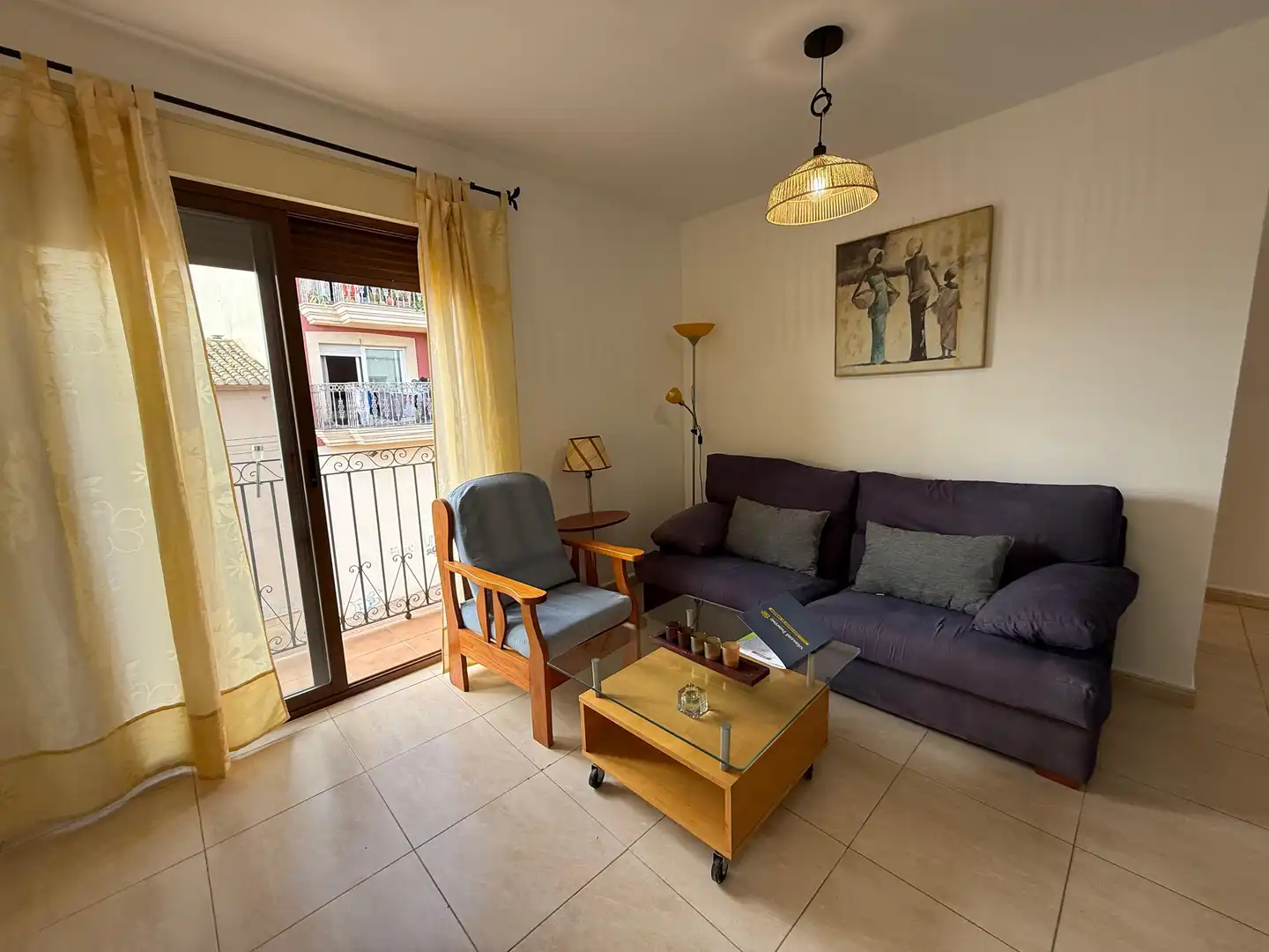 Living room of Flat for sale in L'Alfàs del Pi  with Furnished