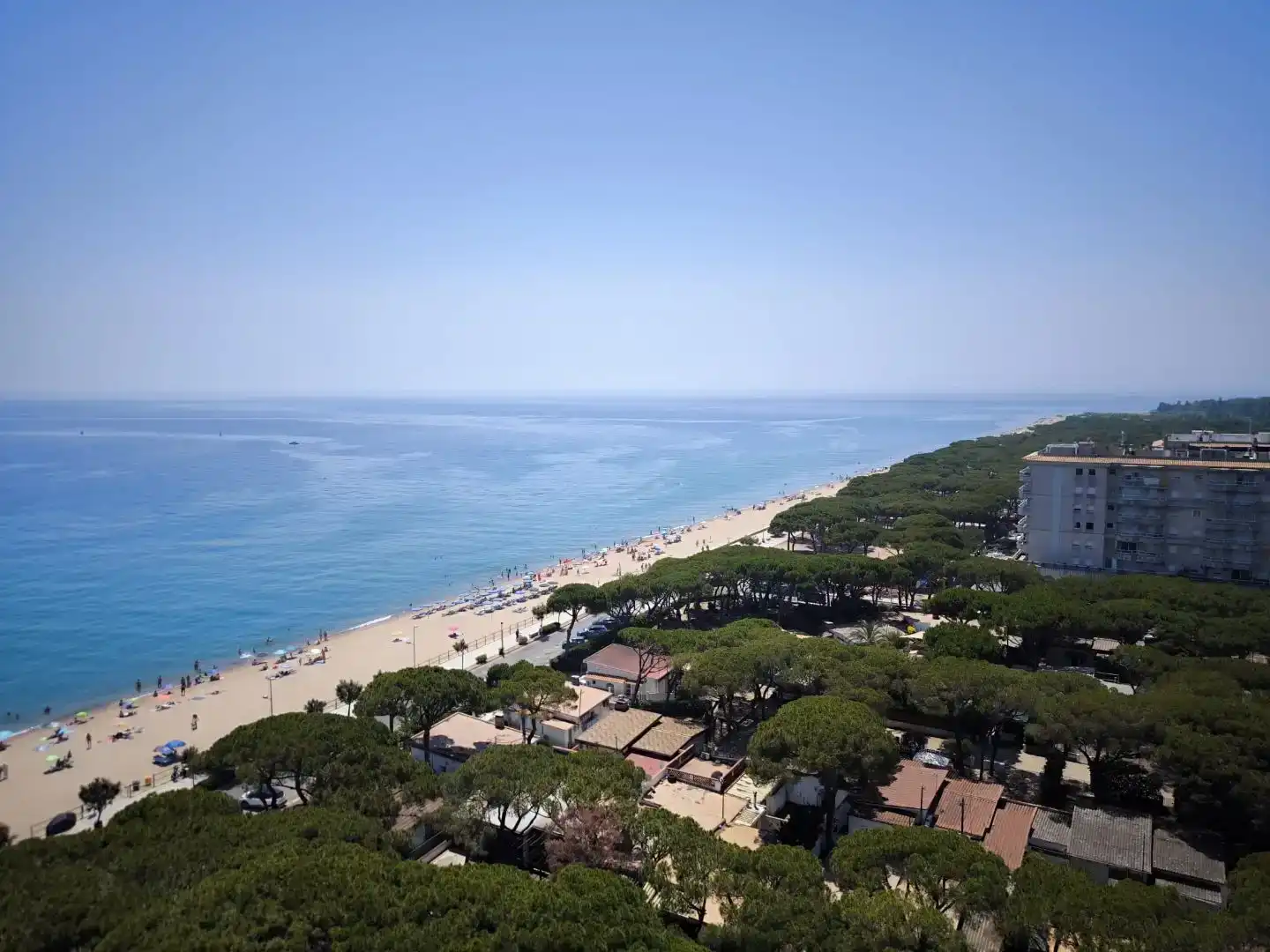 Außenansicht von Dachboden zum Verkauf in Blanes mit Schwimmbad und Balkon