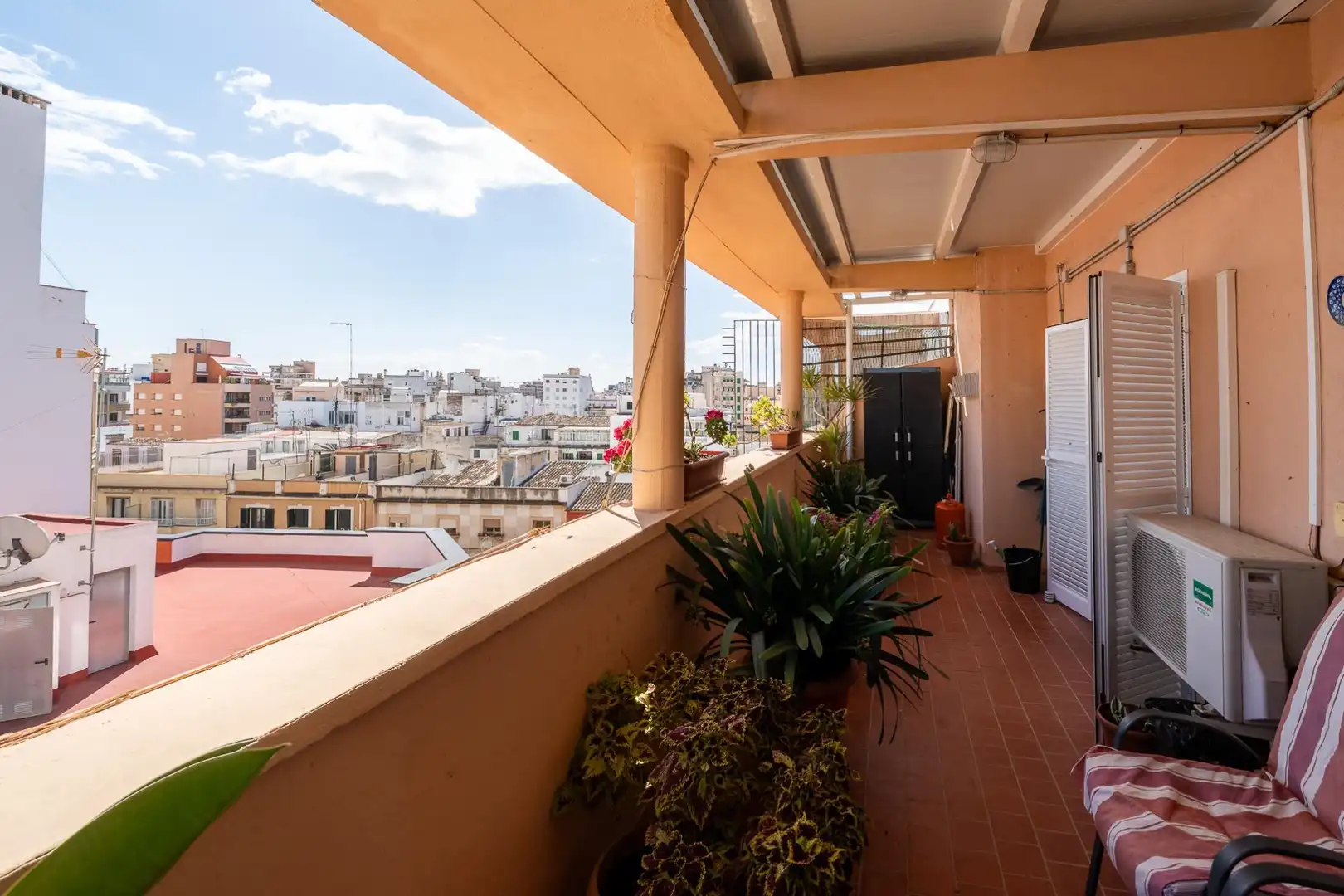 Balcony of Attic for sale in  Palma de Mallorca  with Terrace, Storage room and Furnished