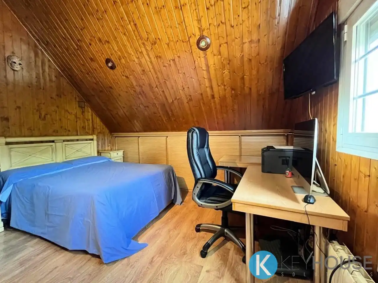 Habitación de Casa o chalet en venta en Villar del Olmo con Aire acondicionado, Jardín privado y Piscina