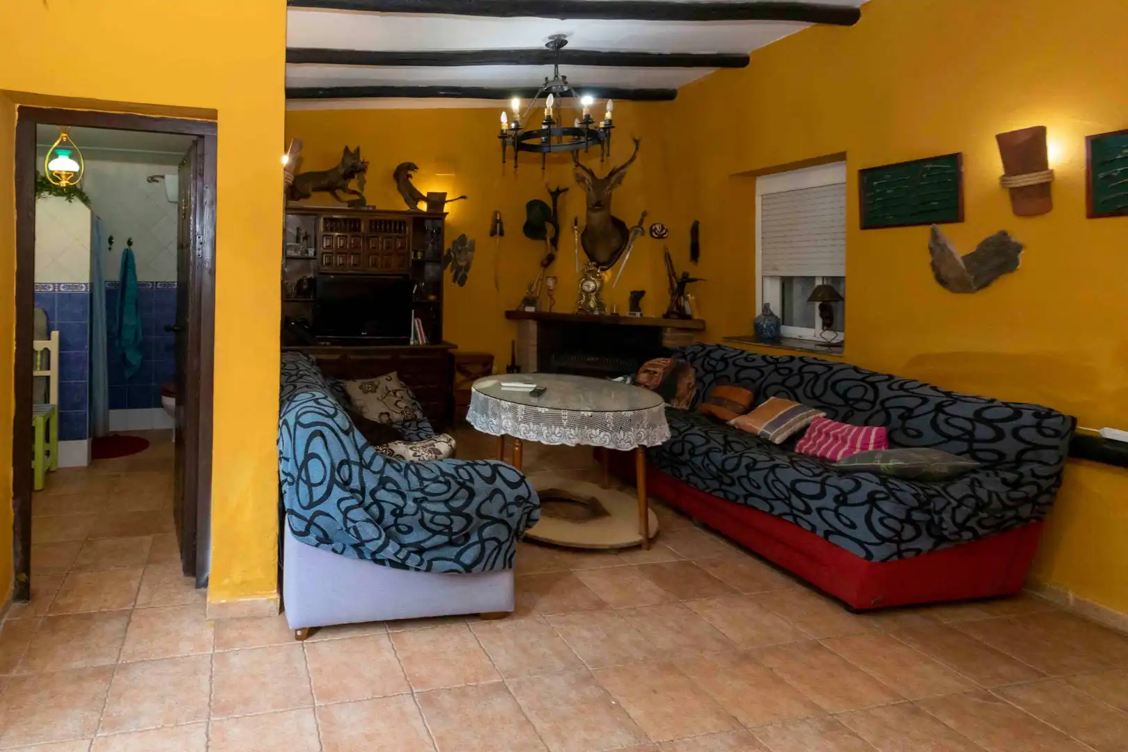 Sala de estar de Casa o chalet en venta en La Albuera con Piscina