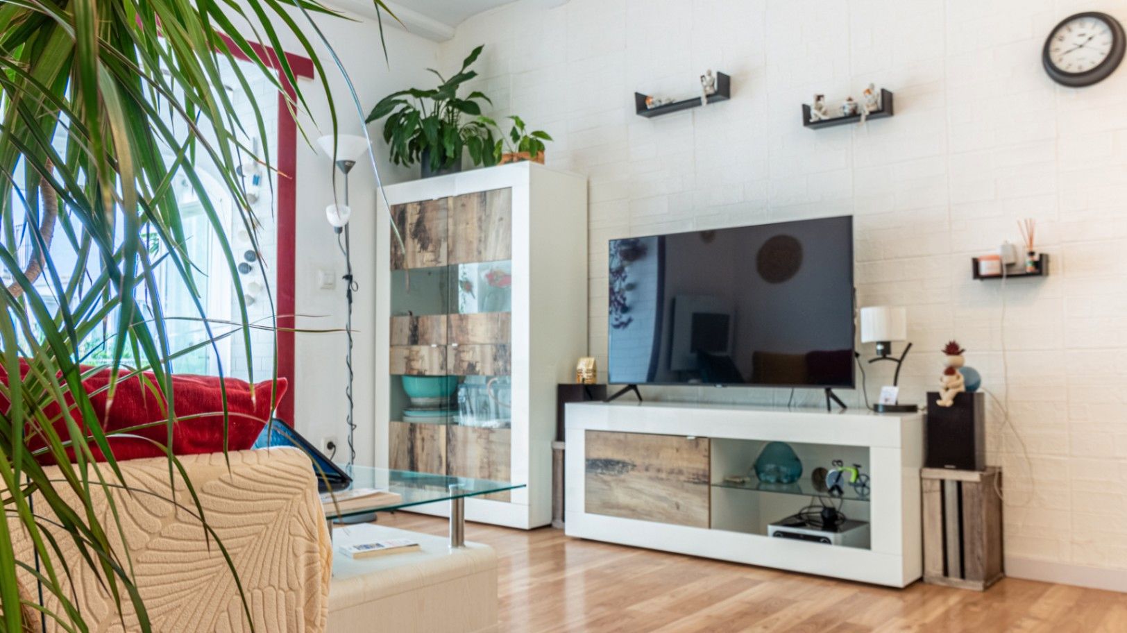 Sala d'estar de Apartament en venda en Dénia amb Jardí privat, Terrassa i Traster