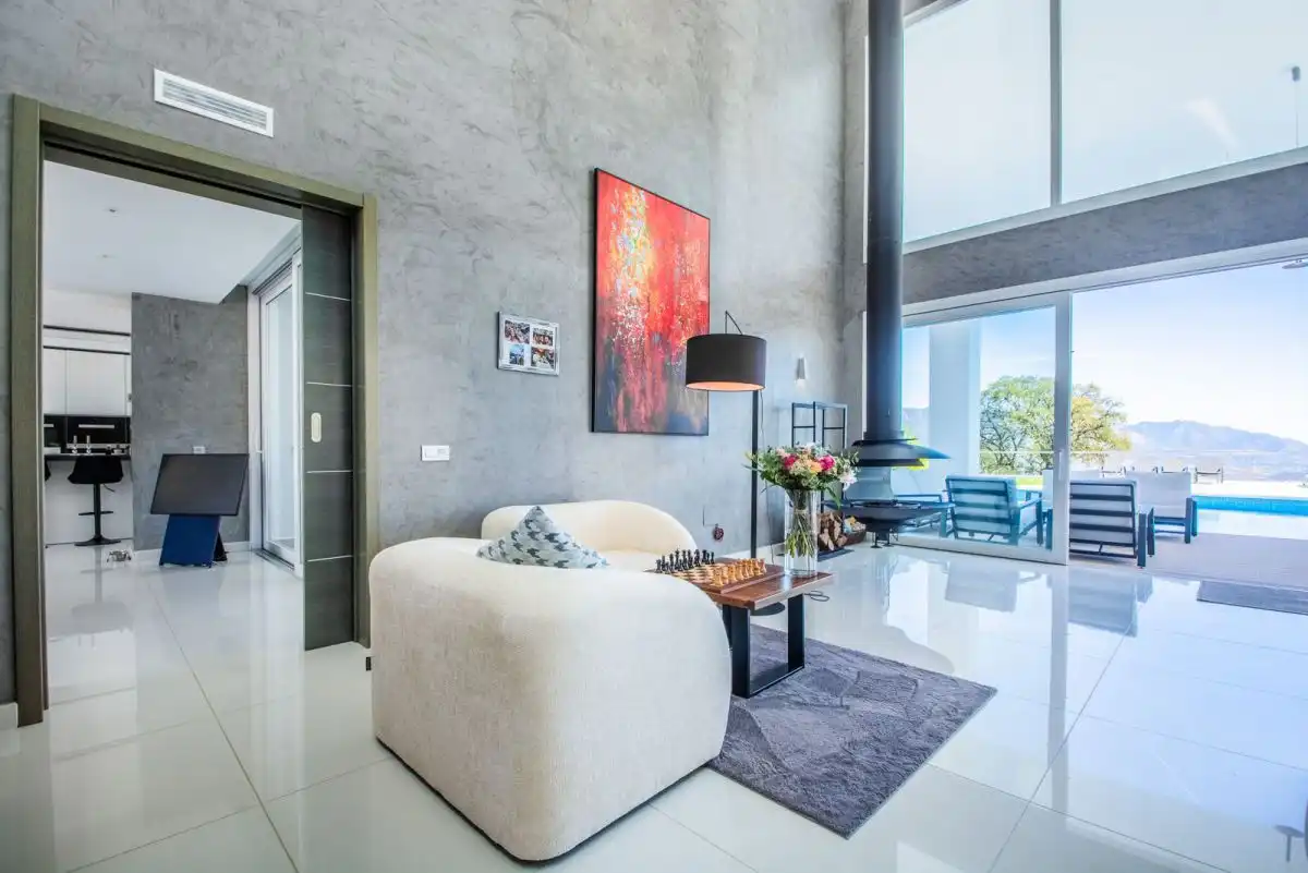 Living room of Houses for rent in Ojén  with Terrace, Storage room and Furnished