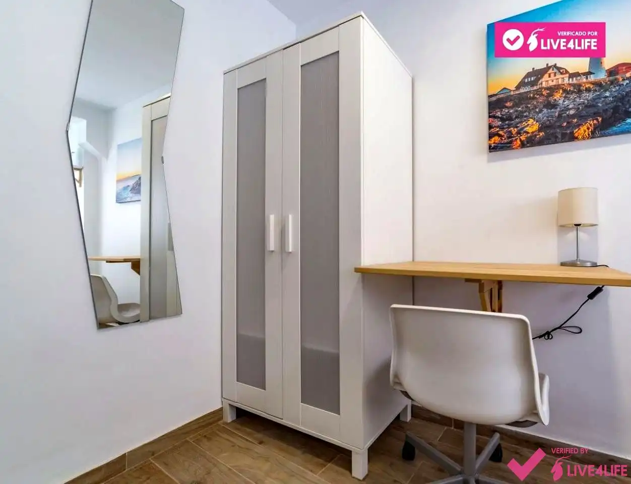 Bedroom of Flat for rent in Valencia  with Furnished