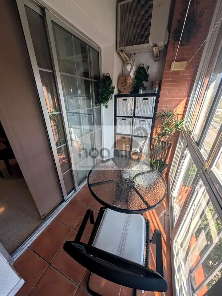 Balcony of Flat for rent in Sevilla  with Air Conditioner, Terrace and Swimming Pool