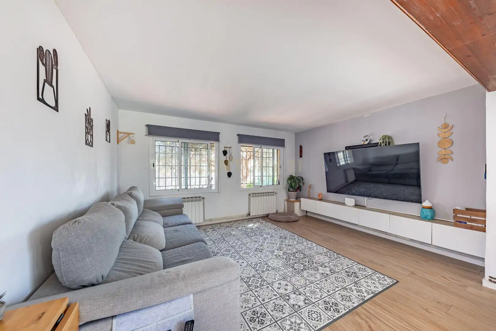 Sala de estar de Casa o chalet en venta en Esparreguera con Aire acondicionado, Trastero y Horno