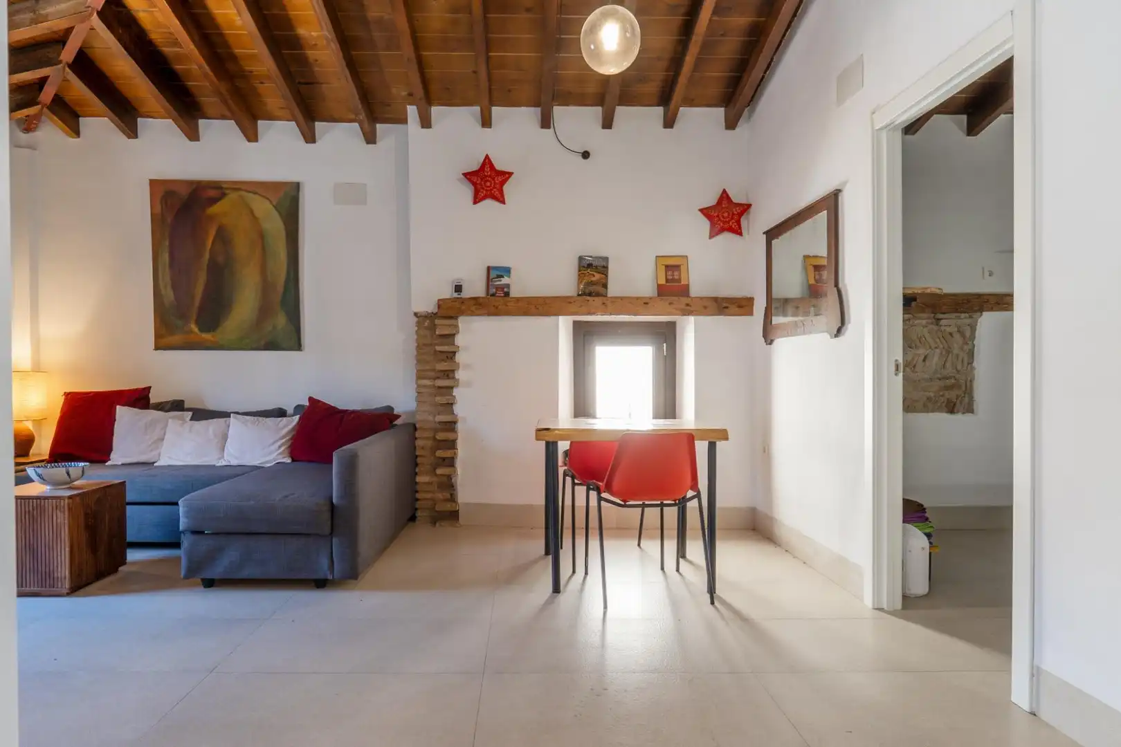 Living room of Houses for sale in Granada  with Air Conditioner, Terrace and Furnished
