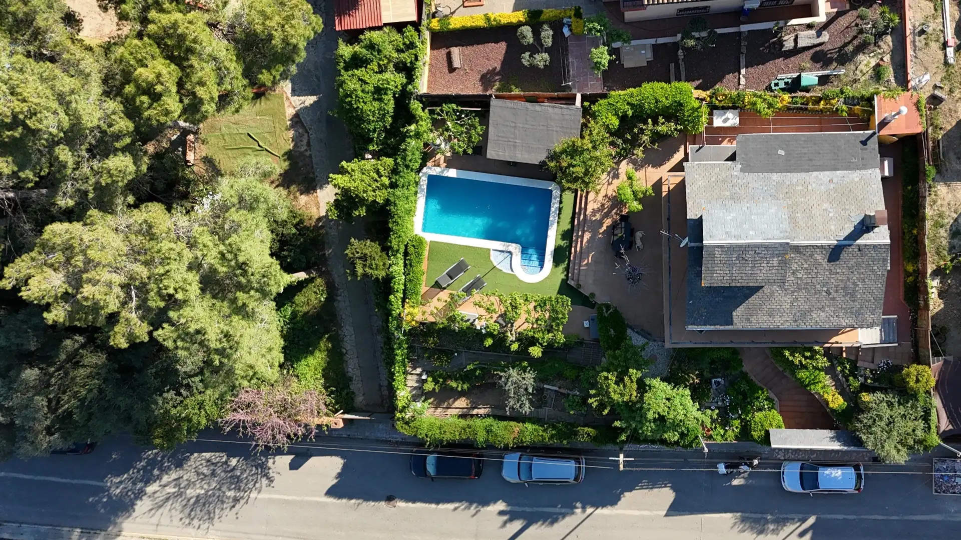 Piscina de Casa o chalet en venta en Rubí con Aire acondicionado, Calefacción y Jardín privado