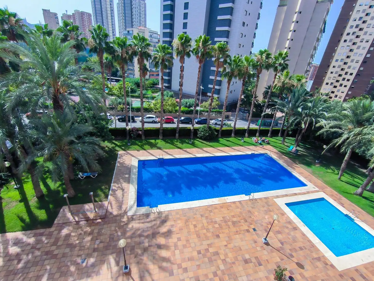Piscina de Apartament en venda en Benidorm amb Calefacció, Moblat i Piscina comunitària