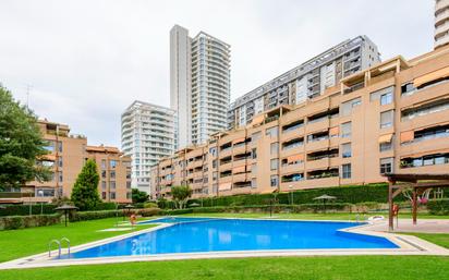 Exterior view of Flat for sale in  Valencia Capital  with Air Conditioner, Terrace and Balcony