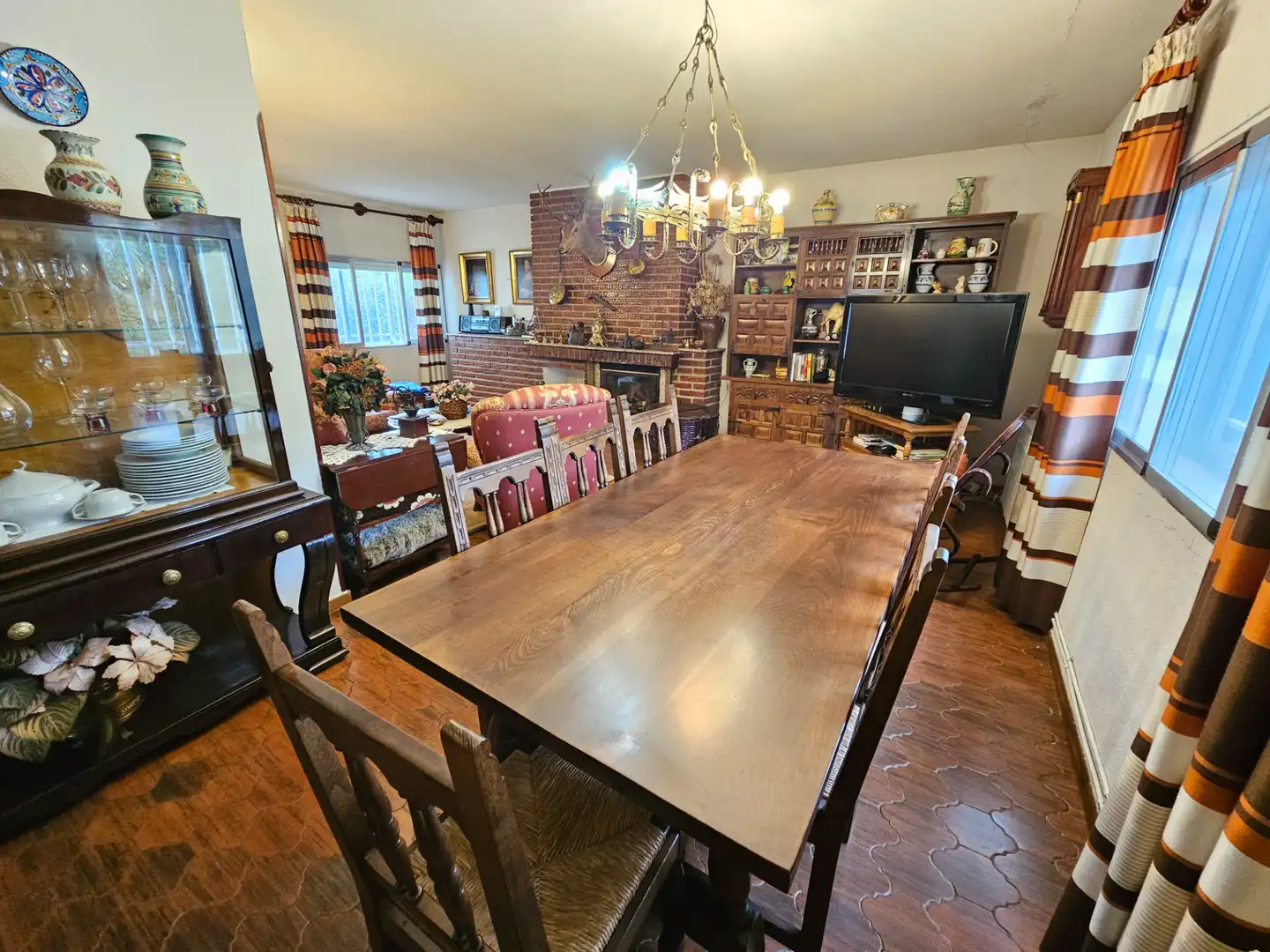 Esszimmer von Haus oder Chalet zum Verkauf in Cabanillas de la Sierra mit Heizung, Privatgarten und Terrasse