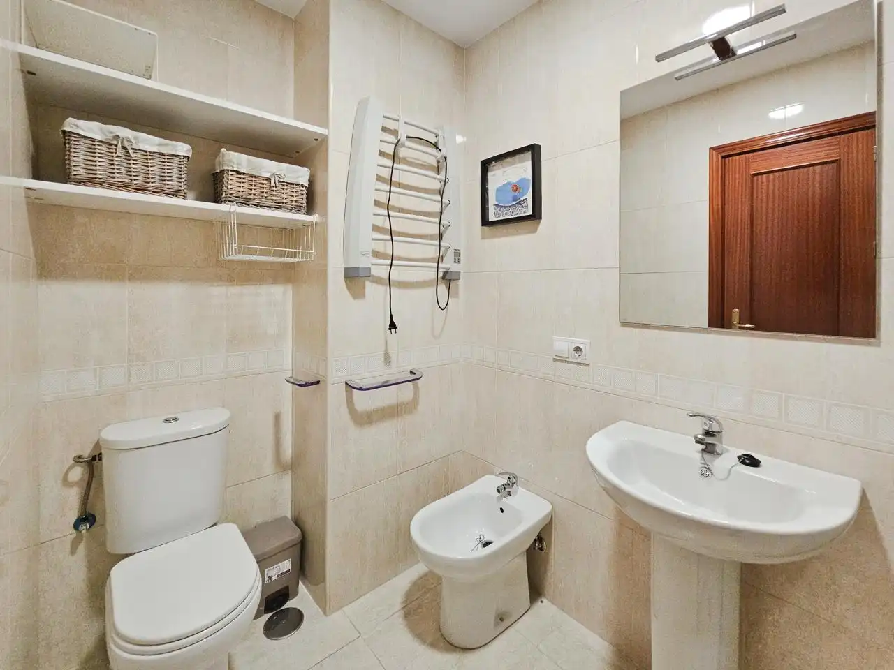 Bathroom of Flat for rent in Alcalá de Guadaira  with Air Conditioner, Furnished and Balcony