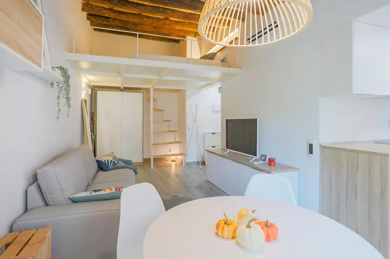 Sala d'estar de Dúplex de lloguer en Ciutat Vella