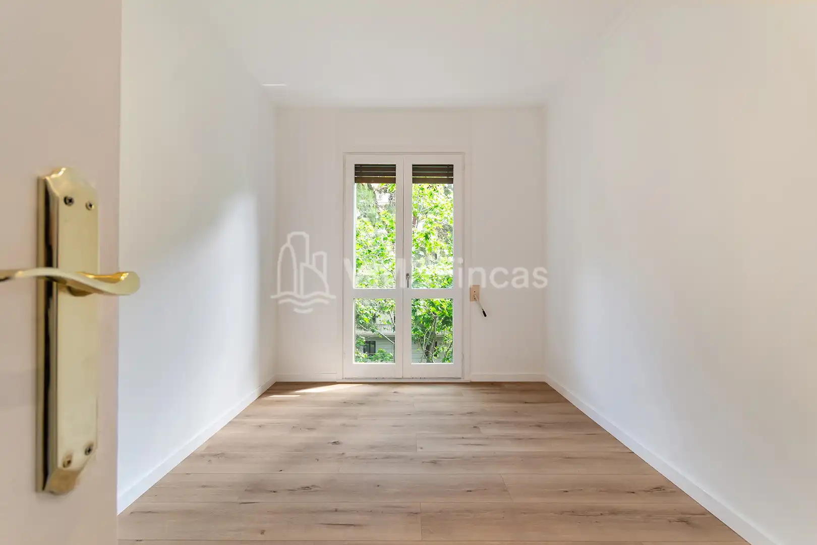 Schlafzimmer von Wohnung zur Miete in Barcelona mit Klimaanlage, Heizung und Parkett