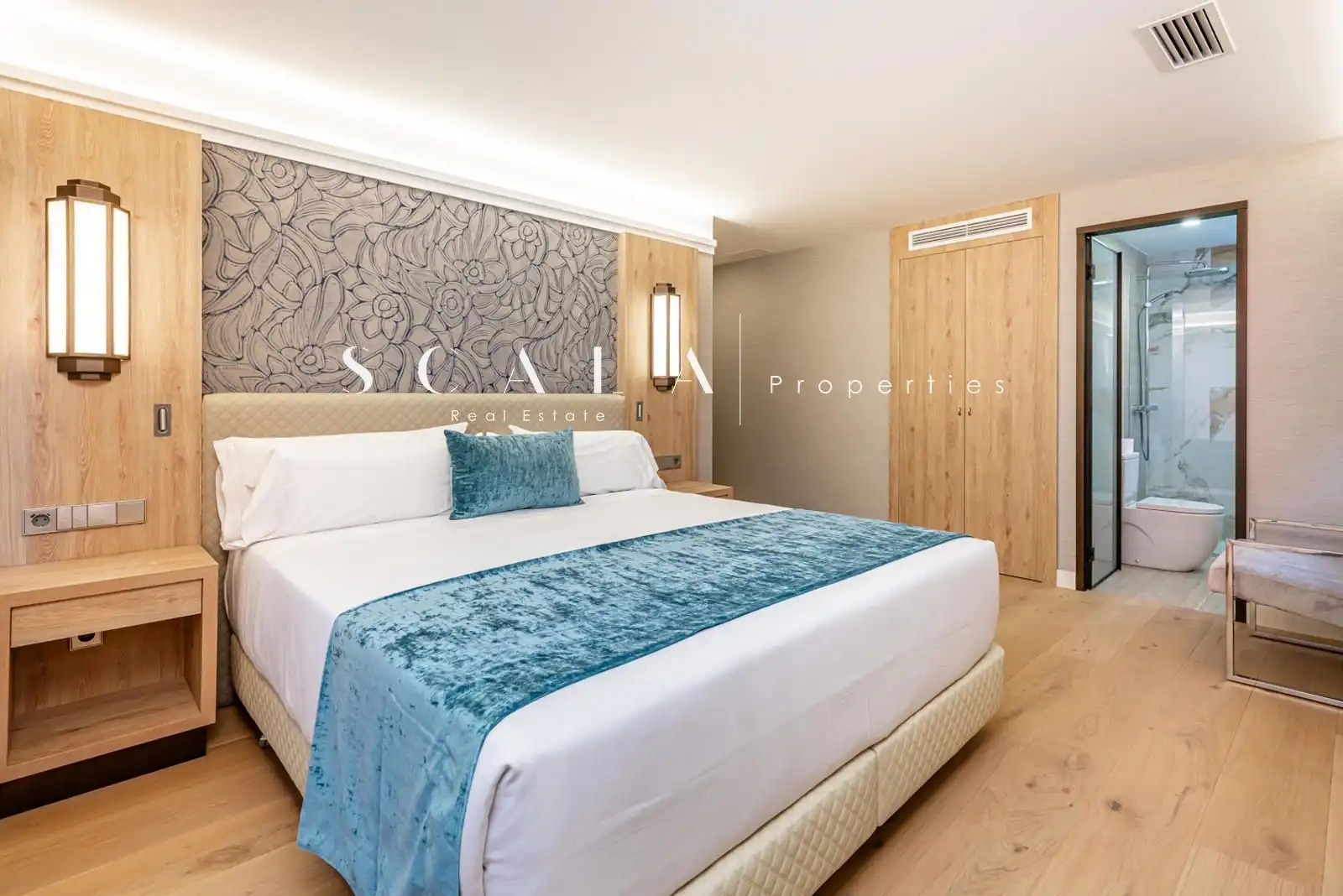 Schlafzimmer von Maisonette zur Miete in Madrid mit Klimaanlage, Heizung und Terrasse