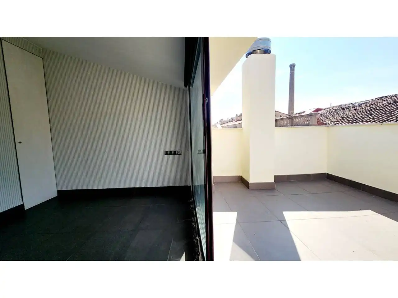 Terrasse von Einfamilien-Reihenhaus zum Verkauf in Sabadell mit Klimaanlage, Heizung und Terrasse
