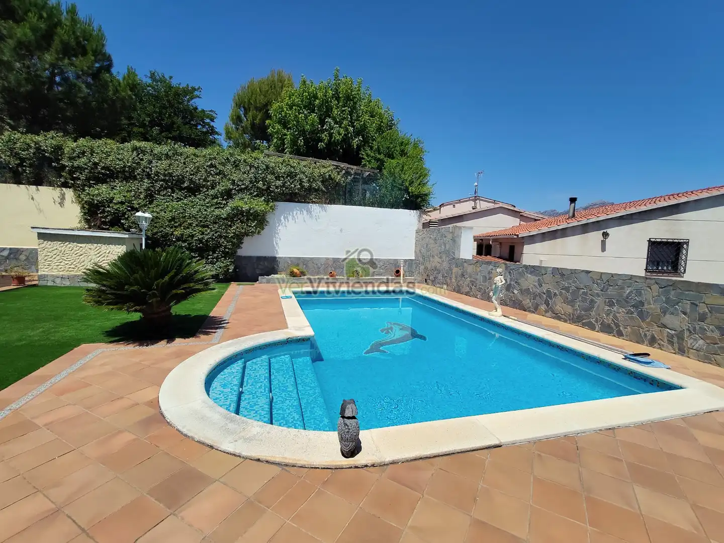 Piscina de Casa o xalet en venda en Esparreguera amb Aire condicionat, Calefacció i Jardí privat
