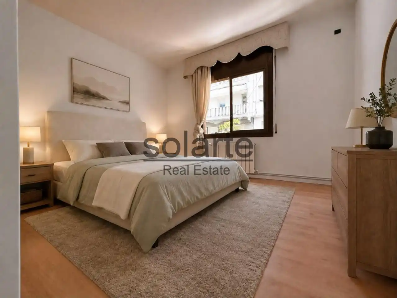 Bedroom of Flat for sale in L'Hospitalet de Llobregat  with Parquet flooring