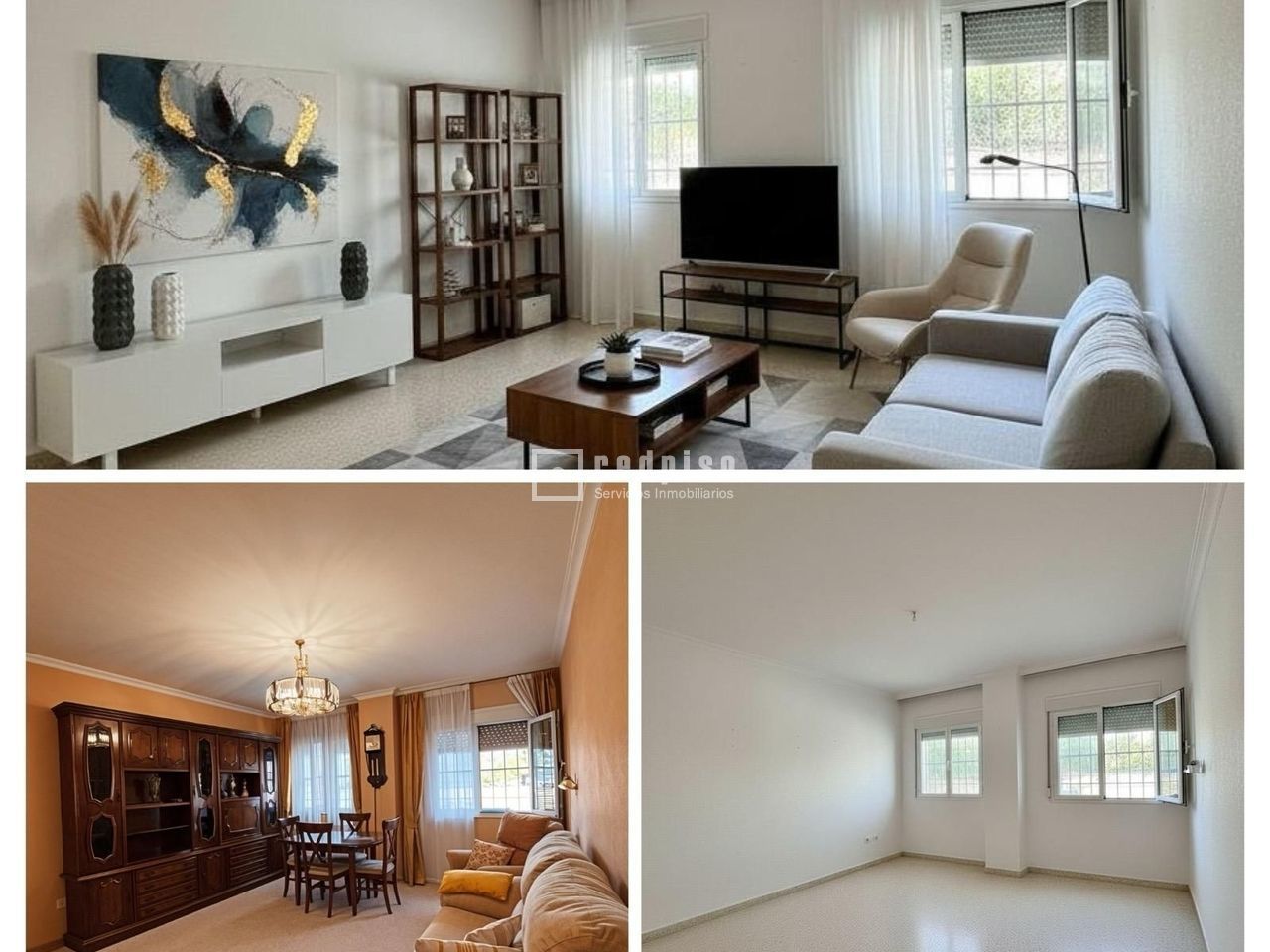 Living room of Flat for sale in  Sevilla Capital  with Air Conditioner, Heating and Storage room