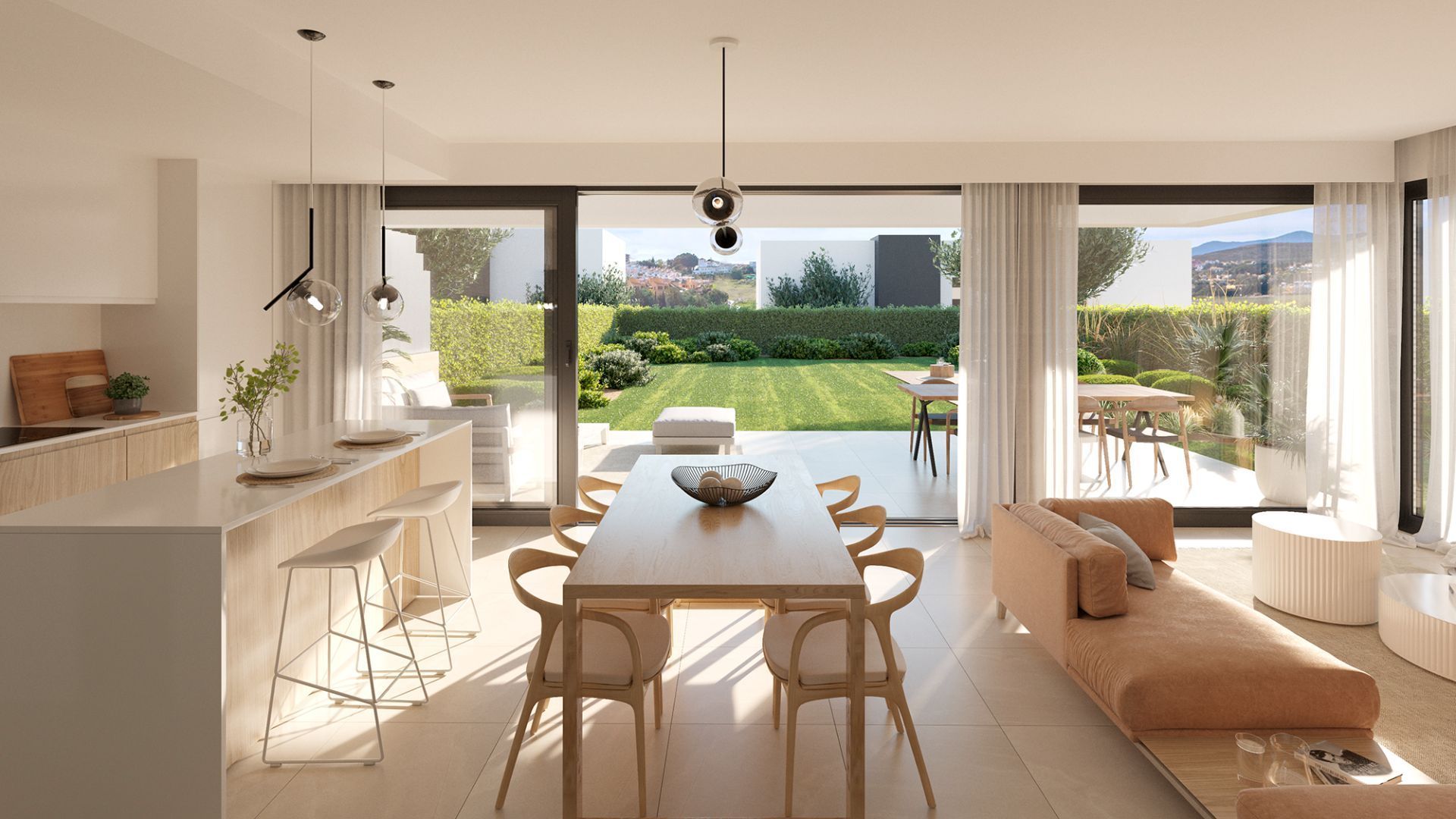 Garden of Single-family semi-detached for sale in Estepona  with Air Conditioner, Heating and Private garden