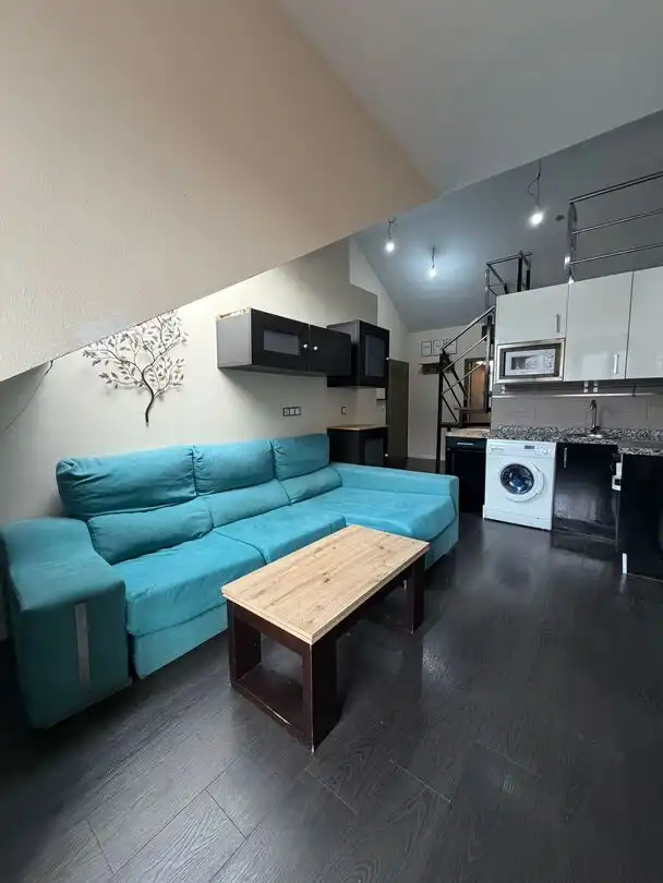 Living room of Flat for rent in Gijón   with Heating and Storage room