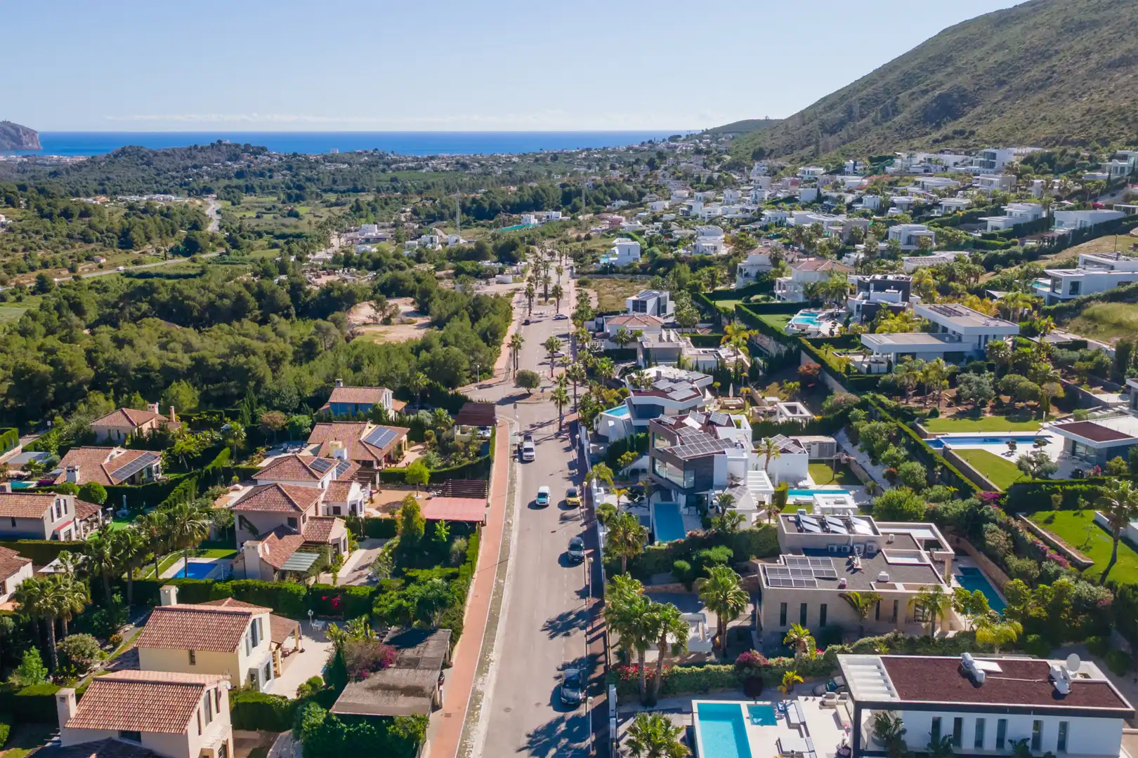 Vista exterior de Casa o xalet en venda en Jávea / Xàbia amb Aire condicionat, Jardí privat i Terrassa