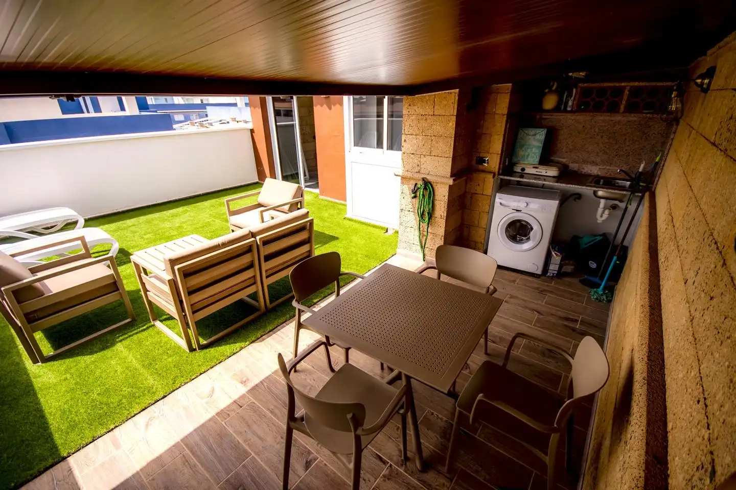 Terrace of Flat for sale in Güímar  with Terrace and Furnished