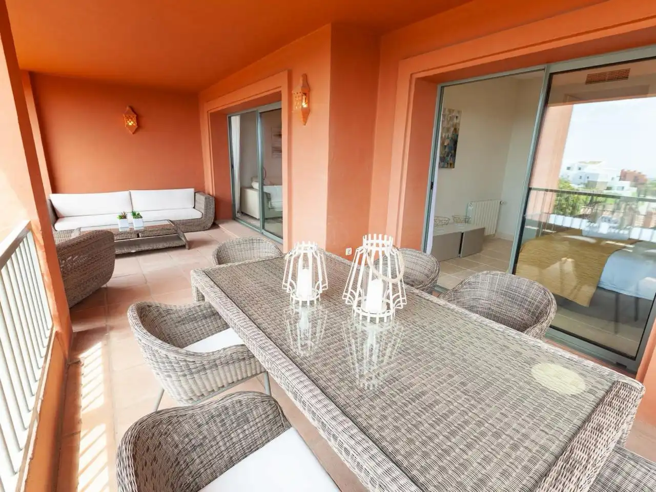 Terrace of Apartments for sale in Los Flamingos